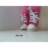 Laarzen fuchsia lak, lang model 7 cm